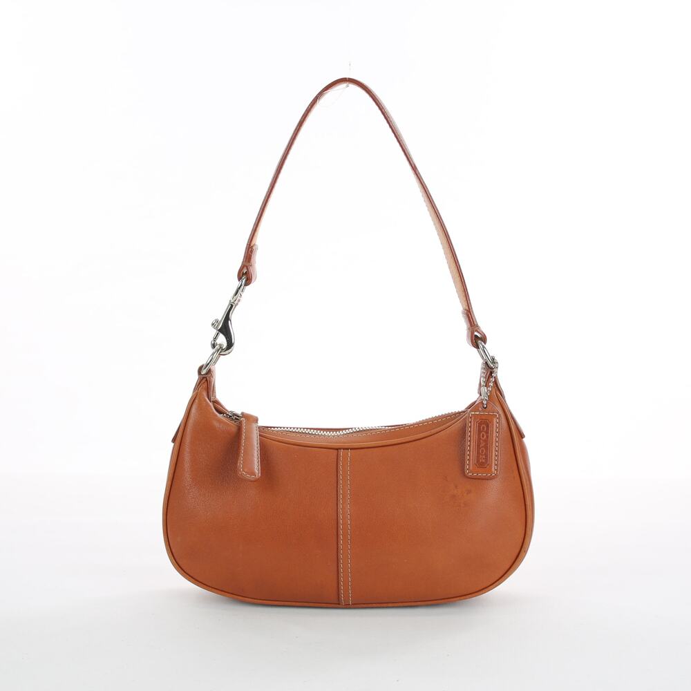 Coach Vintage Y2K Hampton Brown Leather Demi Hobo Bag